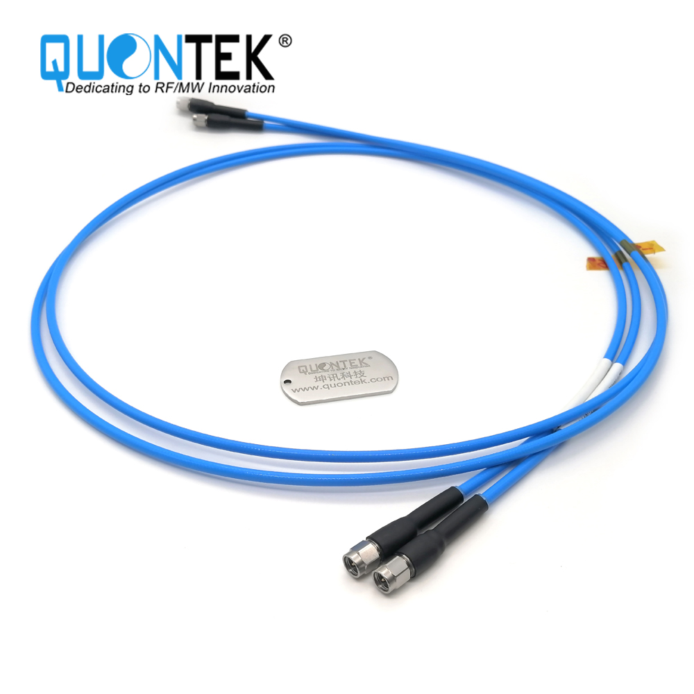 High Frequency cable assembly,SMA Male to SMA Male with QTC400 cable