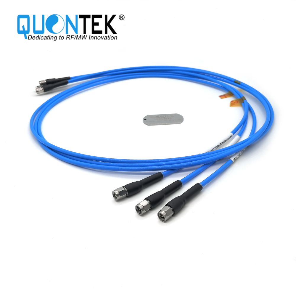 High Frequency cable assembly,SMA Male to SMA Male with QTC400 cable