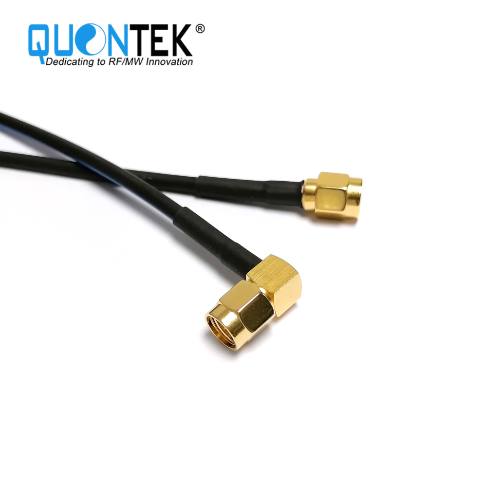 SMA Male to SMA R/A Male with ENVIROFLEX_316_D cable,L (see up table)