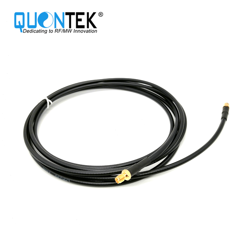 Cable assembly,SMA male to SMA female with RF195 cable