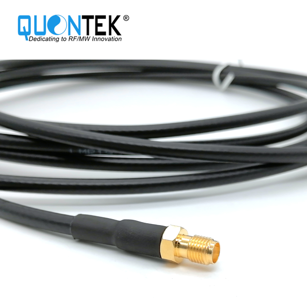Cable assembly,SMA male to SMA female with RF195 cable