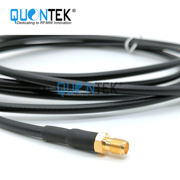 Cable assembly,SMA male to SMA female with RF195 cable