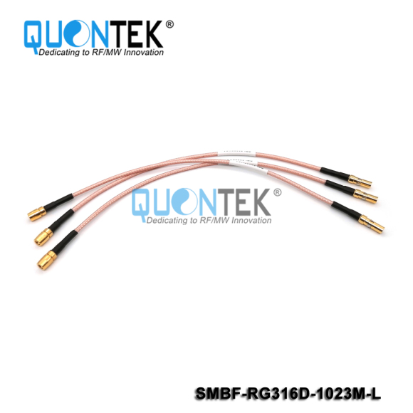 Cable Assembly,SMB Female to 1.0-2.3 male with RG316D cable
