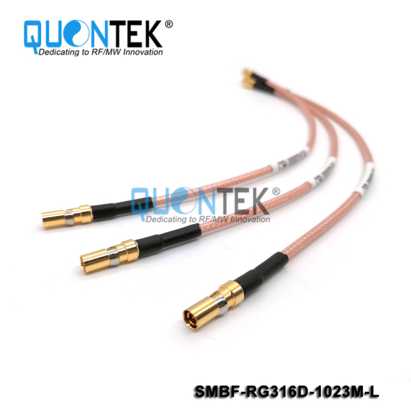 Cable Assembly,SMB Female to 1.0-2.3 male with RG316D cable