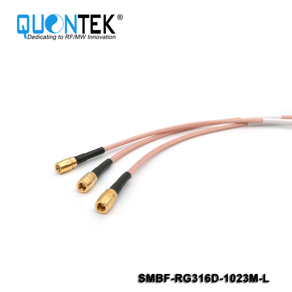 Cable Assembly,SMB Female to 1.0-2.3 male with RG316D cable