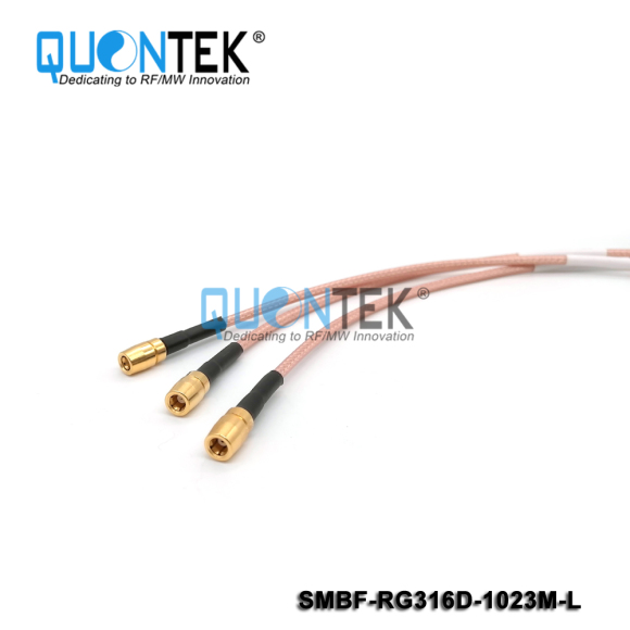 Cable Assembly,SMB Female to 1.0-2.3 male with RG316D cable