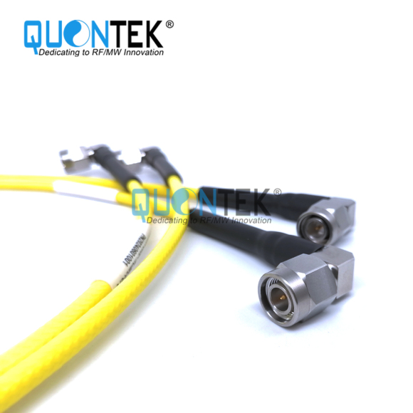 High Frequency cable assembly,TNCA RA male to TNCA RA male with QTB550 cable
