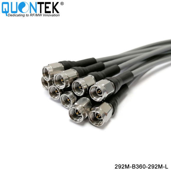 High Frequency RF Cable Assembly,2.92 male to 2.92 male,with QTB360,L=xxm