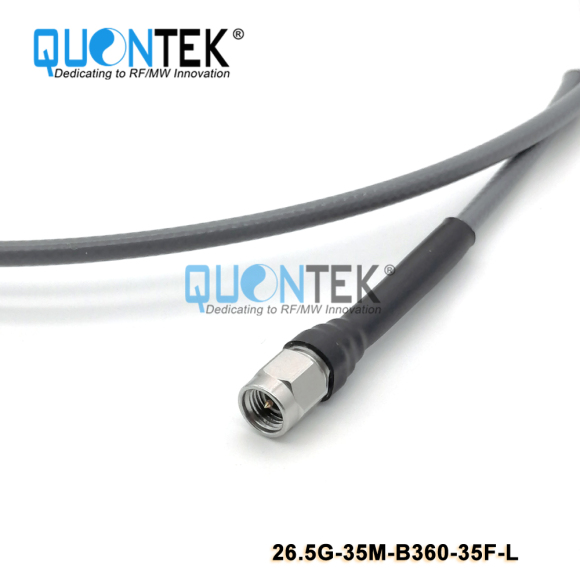 High frequency cable Assembly,3.5mm,26.5GHz, the length can be customized.