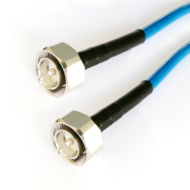 Low PIM Test Cable Assembly- DIN male to DIN male with Armor，L=1m