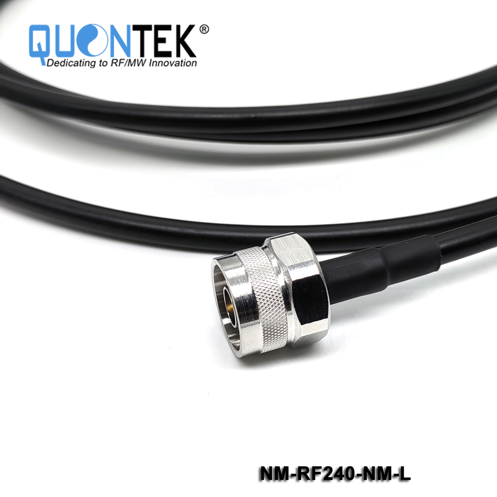 Cable assembly,N male to N male with RF240 cable,to 3GHz