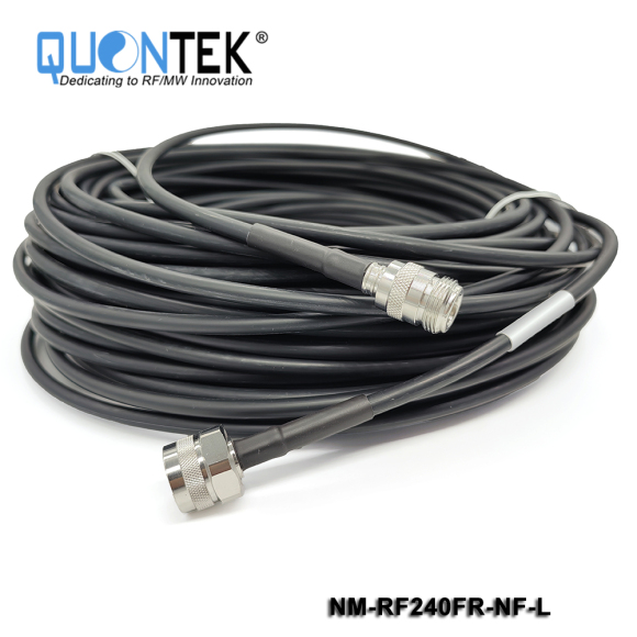 Cable assembly,N male to N female with RF240FR cable,to 3GHz