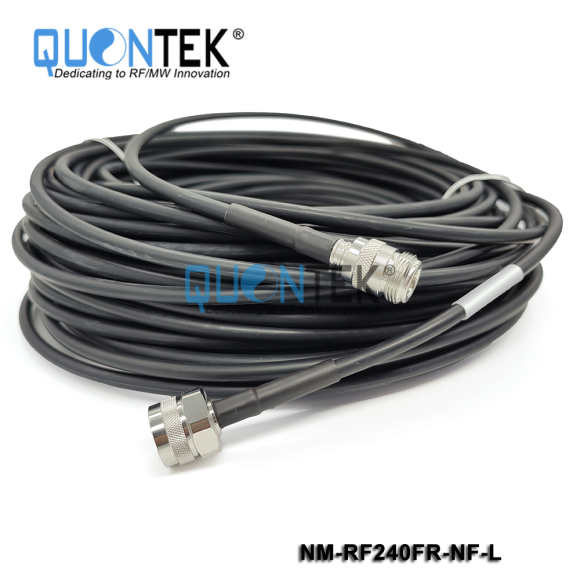 Cable assembly,N male to N female with RF240FR cable,to 3GHz