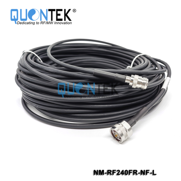 Cable assembly,N male to N female with RF240FR cable,to 3GHz
