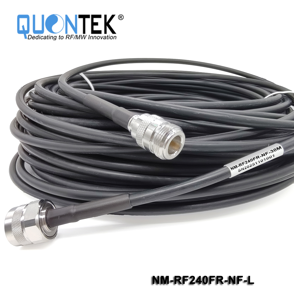 Cable assembly,N male to N female with RF240FR cable,to 3GHz