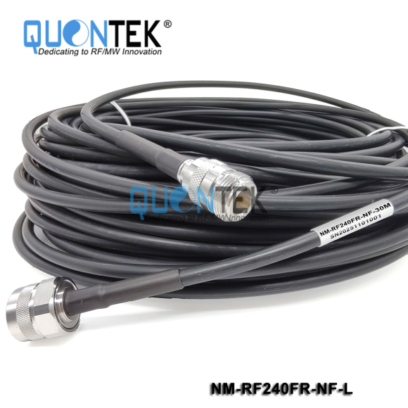 Cable assembly,N male to N female with RF240FR cable,to 3GHz