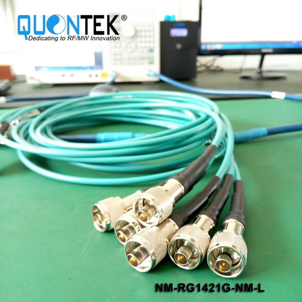 Test cable assembly,N male to N male with RG142GRE Cable,to 6GHz