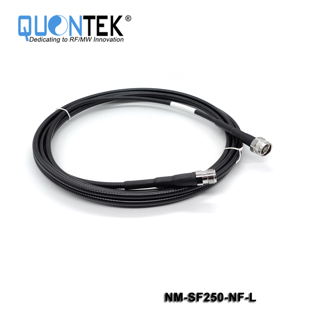 Low PIM Cable Assembly-N male to N female with SF250/Super Flex 1/4" Cable, L=XXMM