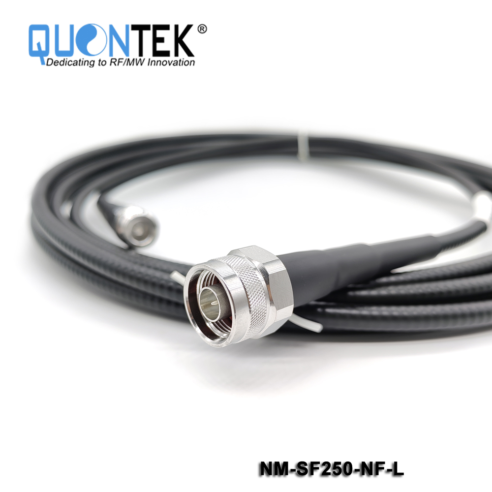 Low PIM Cable Assembly-N male to N female with SF250/Super Flex 1/4" Cable, L=XXMM