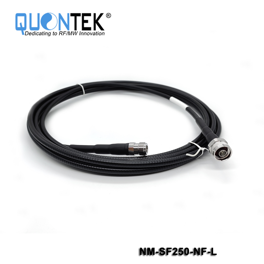 Low PIM Cable Assembly-N male to N female with SF250/Super Flex 1/4" Cable, L=XXMM