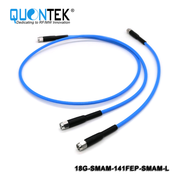 High frequency,Low PIM Cable Assembly,SMA male to SMA male with .141"FEP Cable