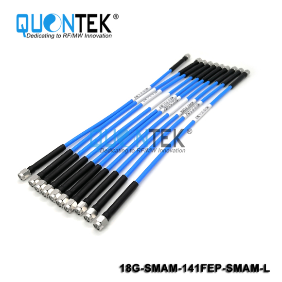 High frequency,Low PIM Cable Assembly,SMA male to SMA male with .141"FEP Cable
