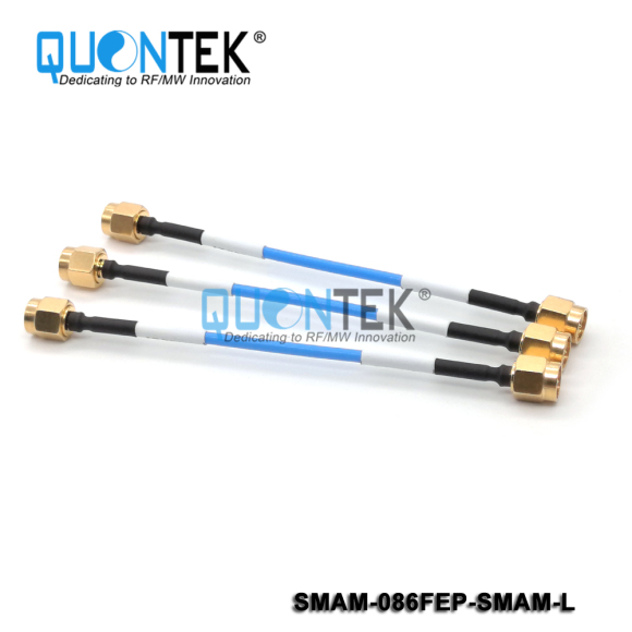 Cable assembly,SMA Male to SMA Male with 086FEP semi-flexible cable