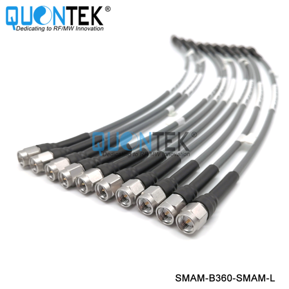 High frequency SMA cable Assembly,to 26.5GHz, the length can be customized.
