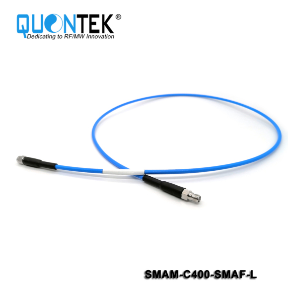 Low PIM cable assembly,SMA Male to SMA Female with QTC400 cable