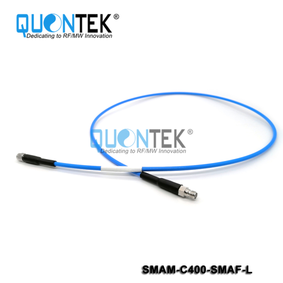 Low PIM cable assembly,SMA Male to SMA Female with QTC400 cable