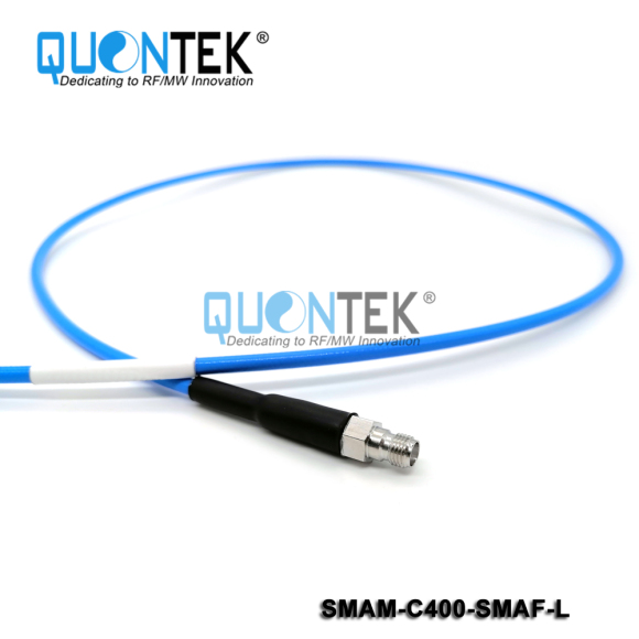 Low PIM cable assembly,SMA Male to SMA Female with QTC400 cable