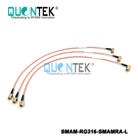 Cable assembly,SMA male to SMA RA Male with RG316 cable