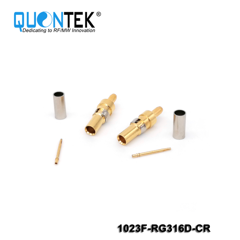 Standard Connector, 1.0-2.3 female for RG316D cable,Crimp type
