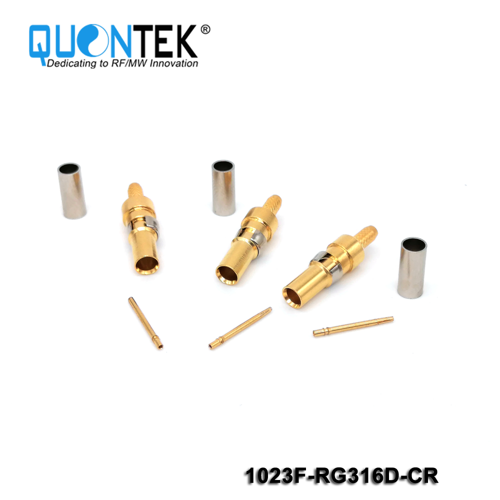Standard Connector, 1.0-2.3 female for RG316D cable,Crimp type