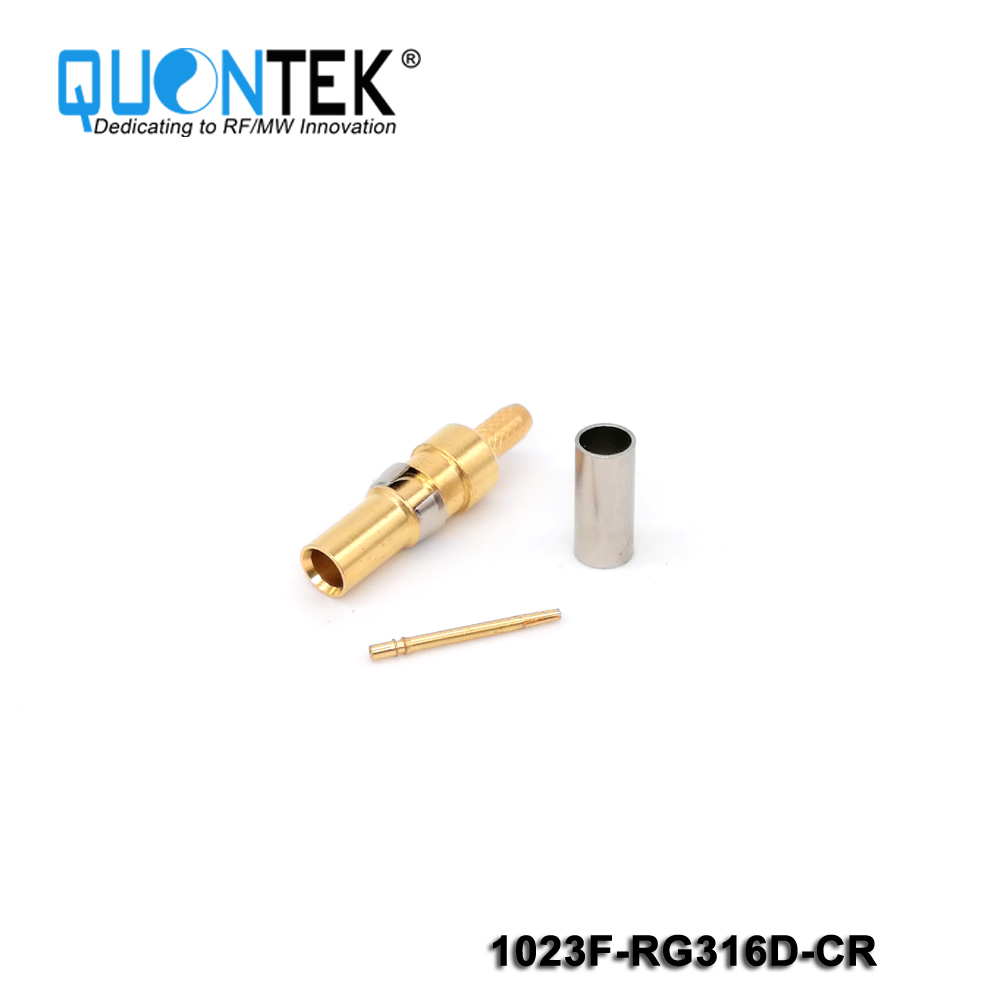 Standard Connector, 1.0-2.3 female for RG316D cable,Crimp type