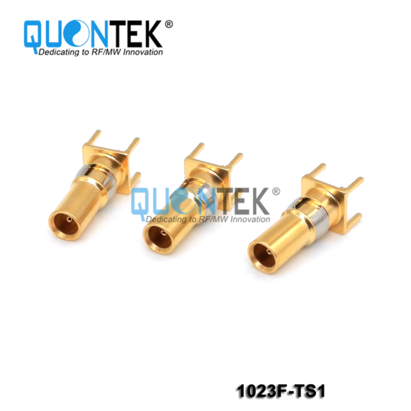 Standard connector,1.0-2.3 female for PCB solder mounted