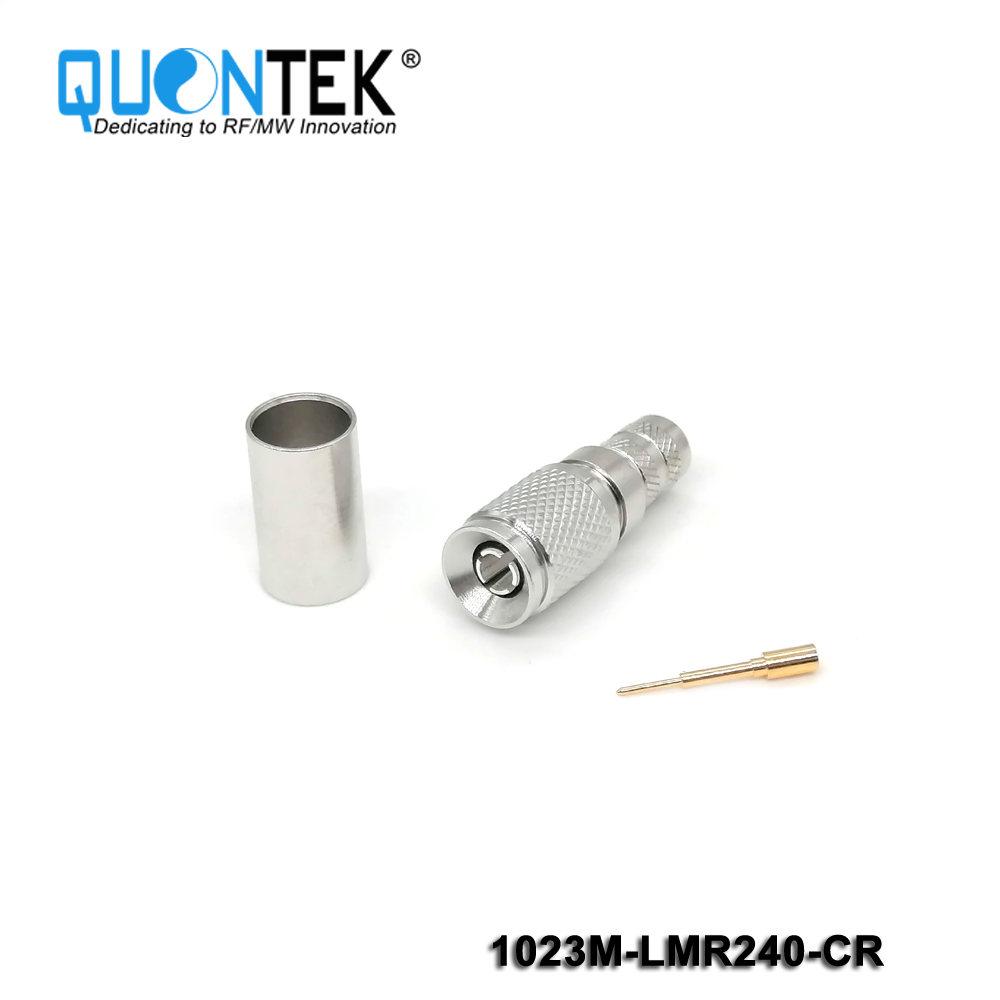 Standard Connector, 1.0-2.3 male for LMR240 cable,Crimp type