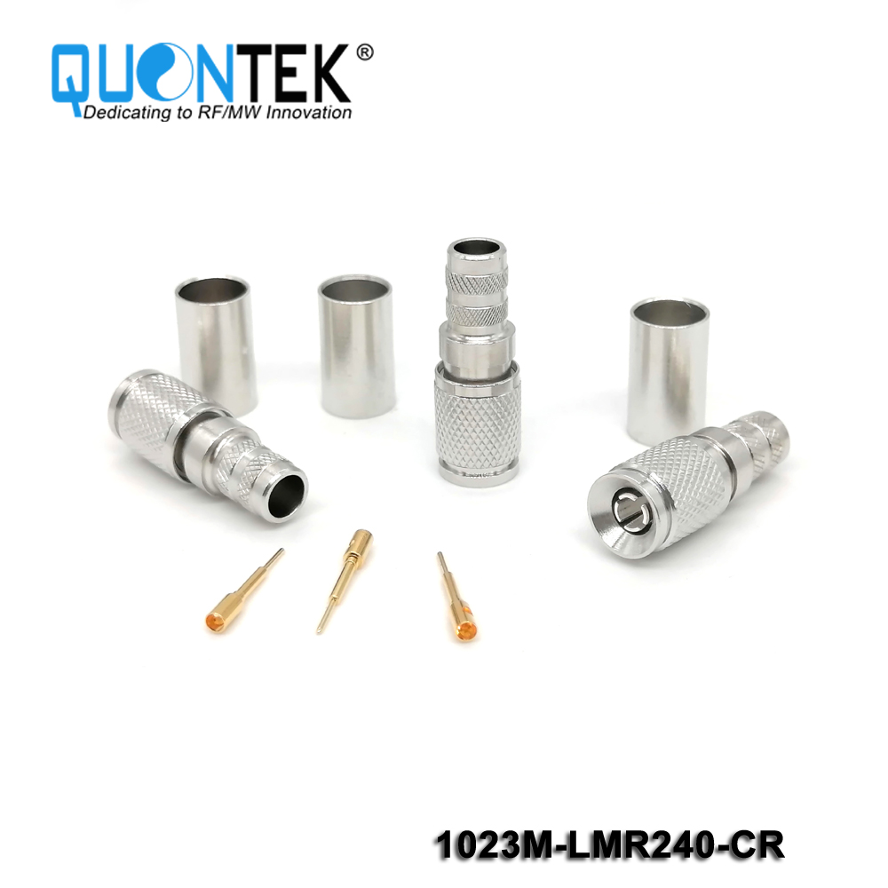 Standard Connector, 1.0-2.3 male for LMR240 cable,Crimp type