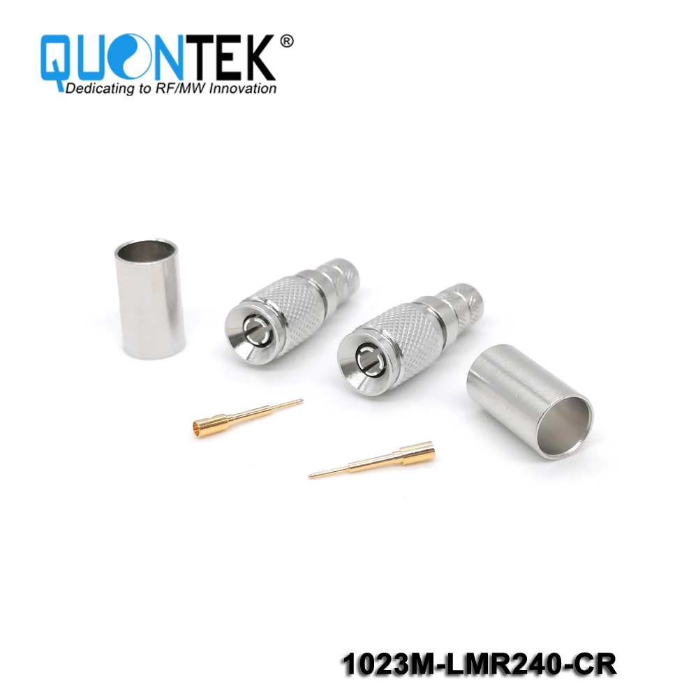 Standard Connector, 1.0-2.3 male for LMR240 cable,Crimp type