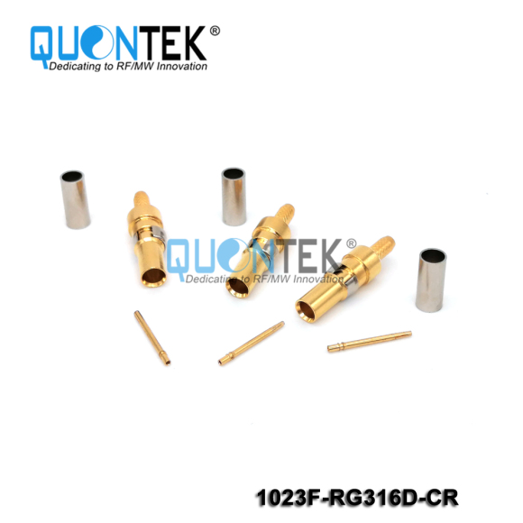Standard Connector, 1.0-2.3 male for RG316D cable,Crimp type
