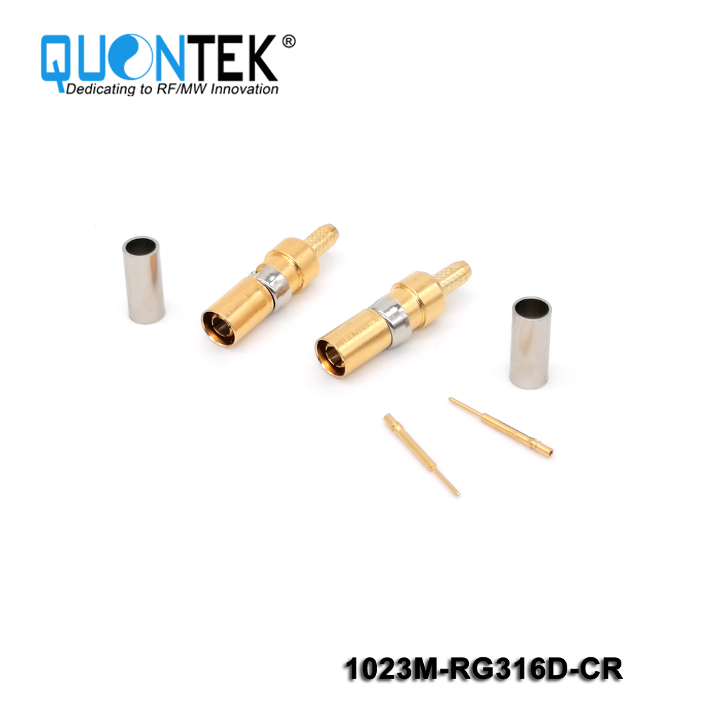 Standard Connector, 1.0-2.3 male for RG316D cable,Crimp type