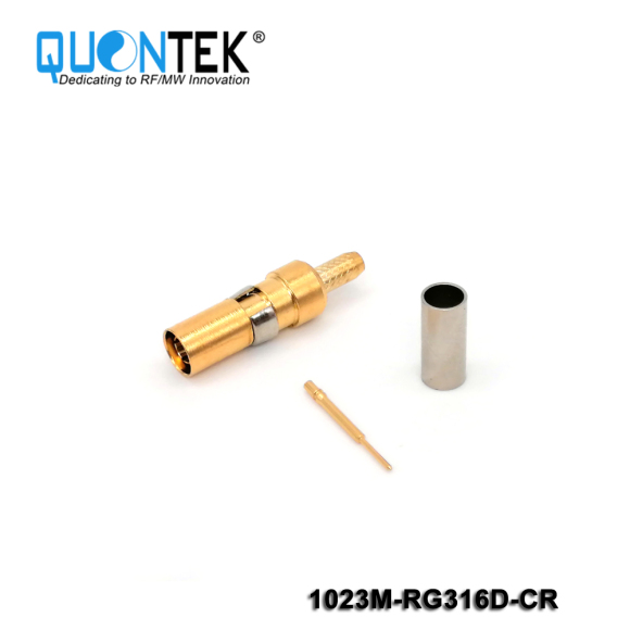 Standard Connector, 1.0-2.3 male for RG316D cable,Crimp type