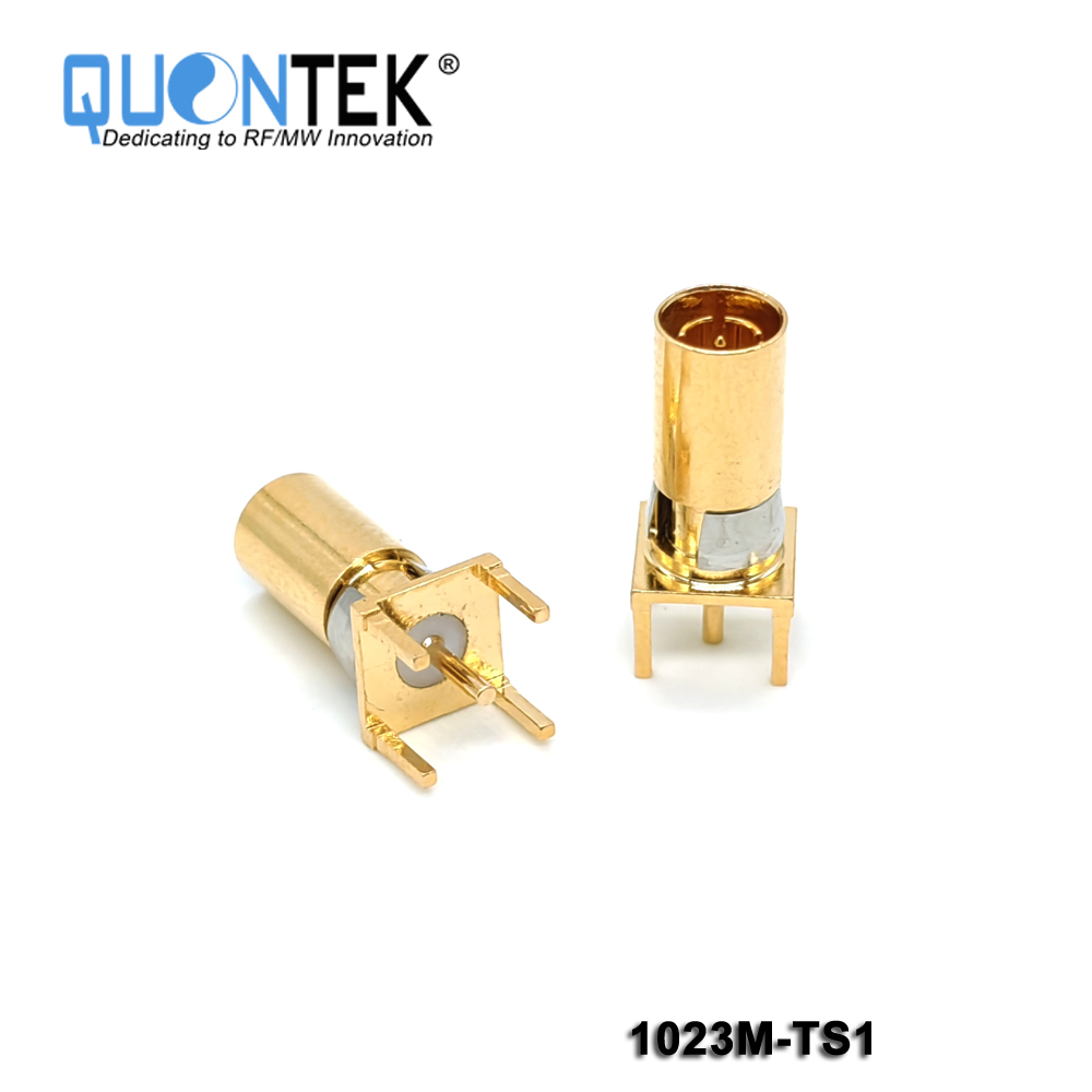 Standard connector,1.0-2.3 male for PCB solder mounted