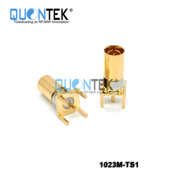 Standard connector,1.0-2.3 male for PCB solder mounted
