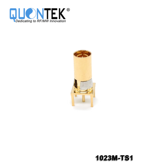 Standard connector,1.0-2.3 male for PCB solder mounted