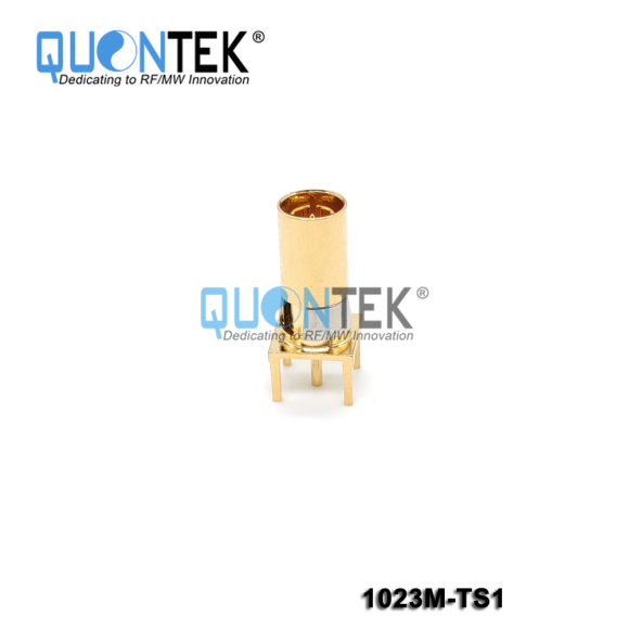 Standard connector,1.0-2.3 male for PCB solder mounted