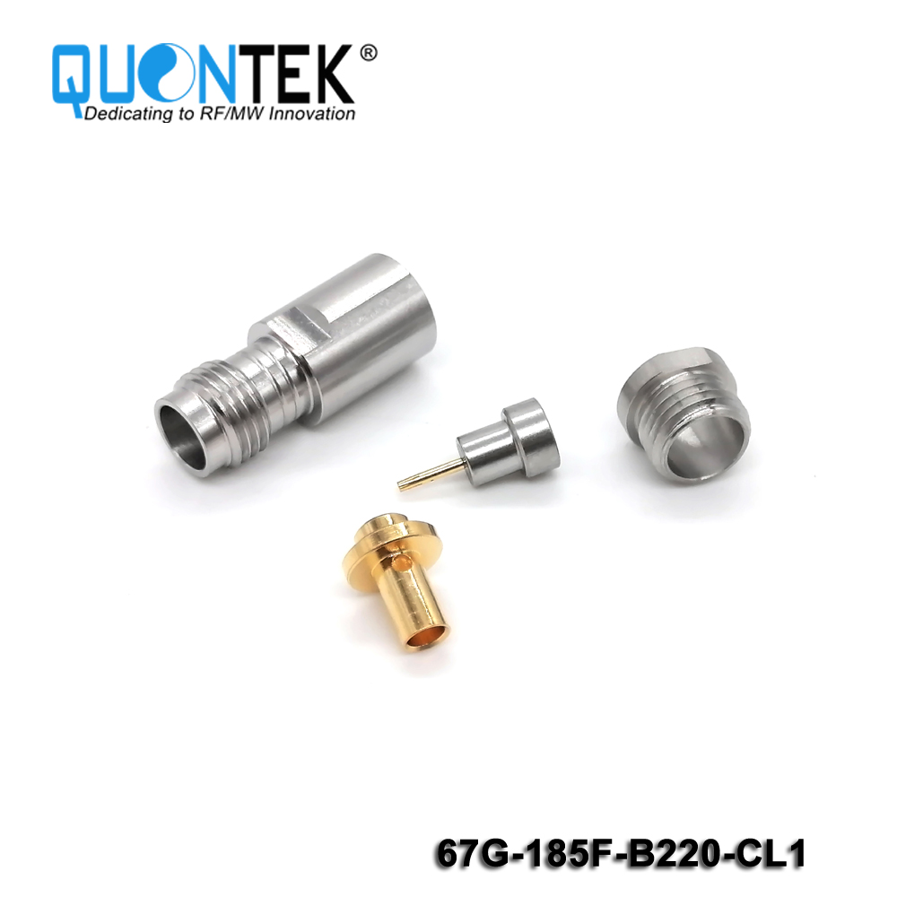 Precision Connector,1.85mm female for QTB220 cable,to 67GHz