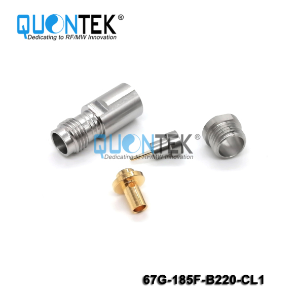 Precision Connector,1.85mm female for QTB220 cable,to 67GHz