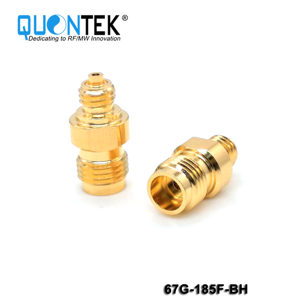 High Frequency connector, l.85mm Female, Bulkhead mounted