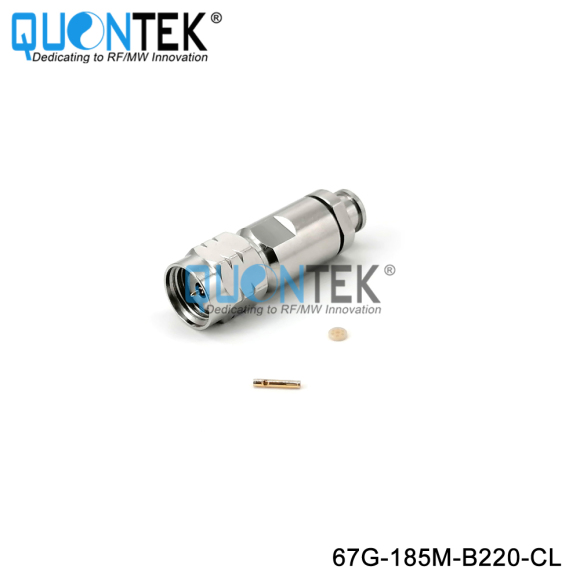 Precision Connector,1.85mm male for QTB220 cable,to 67GHz